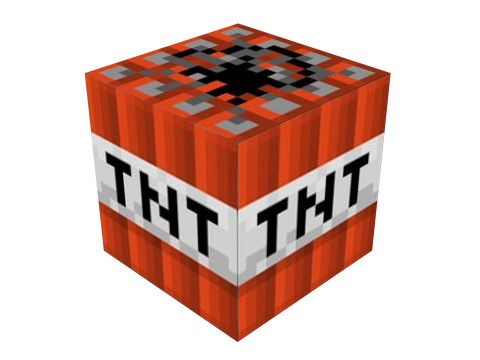 Minecraft TNT 3D Модель