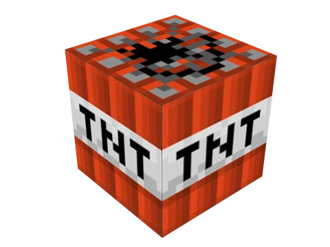 Minecraft TNT 3D-Modell
