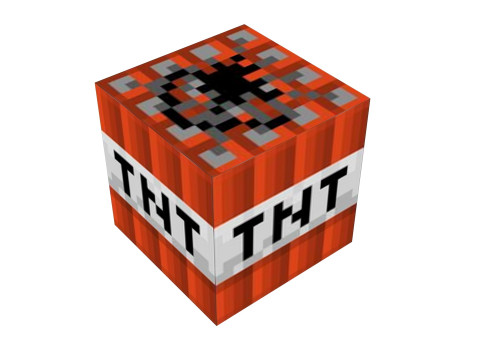 Minecraft TNT 3D-Modell