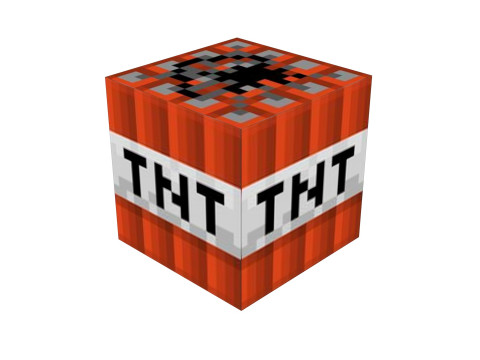 Minecraft TNT 3D-Modell