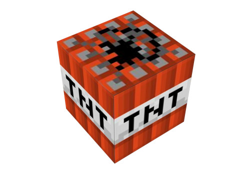 Minecraft TNT 3D-Modell