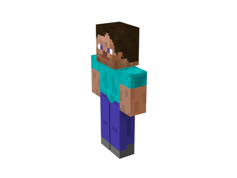 Minecraft Steve Modelo 3D