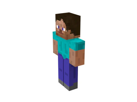Minecraft Steve 3D Model
