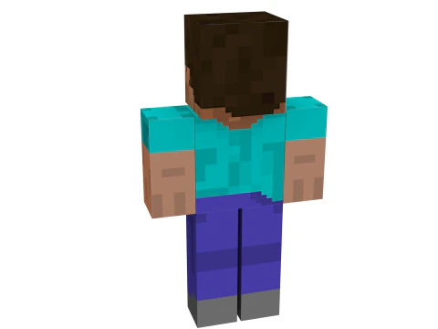 Minecraft Steve 3D Model
