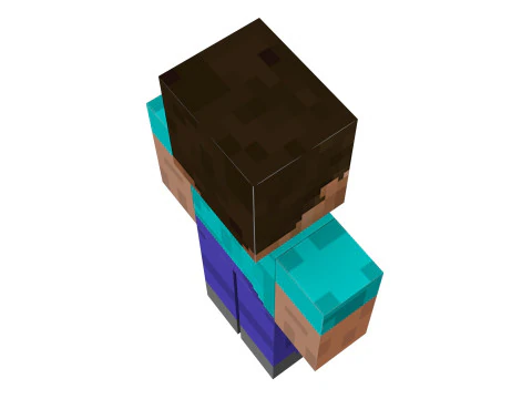 Minecraft Steve 3D Model