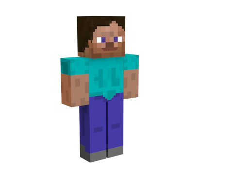 Minecraft Steve Modelo 3D