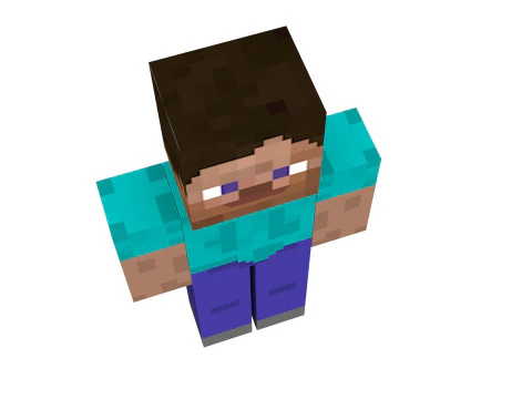 Minecraft Steve 3D Model