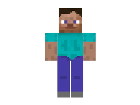 Minecraft Steve 3D Model