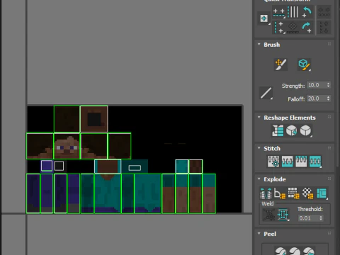 Minecraft Steve 3D Model