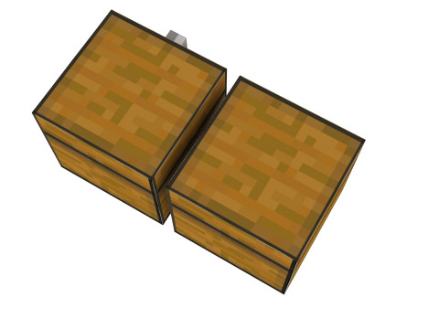 Minecraft Chests Modèle 3D