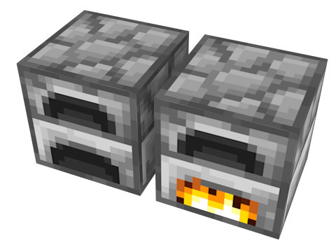 Minecraft Furnaces 3D Model