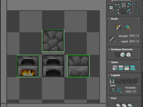 Minecraft Furnaces 3D Model