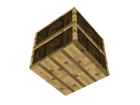 Minecraft Bookshelves 3D-Modell