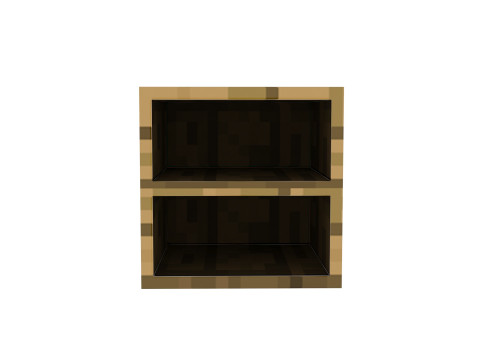Minecraft Bookshelves 3D-Modell