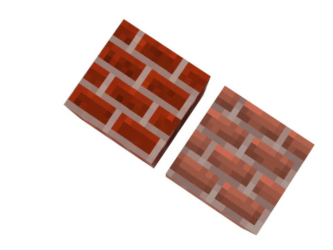 Batu Bata Minecraft Model 3D