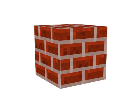Minecraft Bricks Modelo 3D