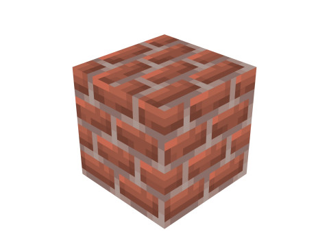 Minecraft Bricks Modelo 3D