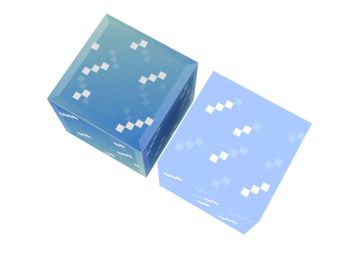 Minecraft Ice Blocks Modèle 3D