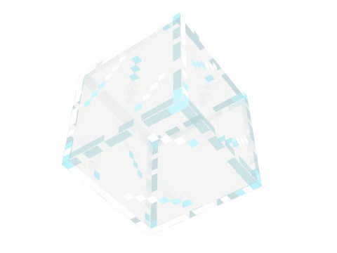 Minecraft Glass Block 3D Model