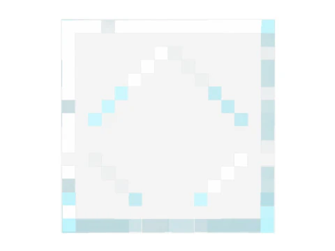 Minecraft Glass Block 3D Model