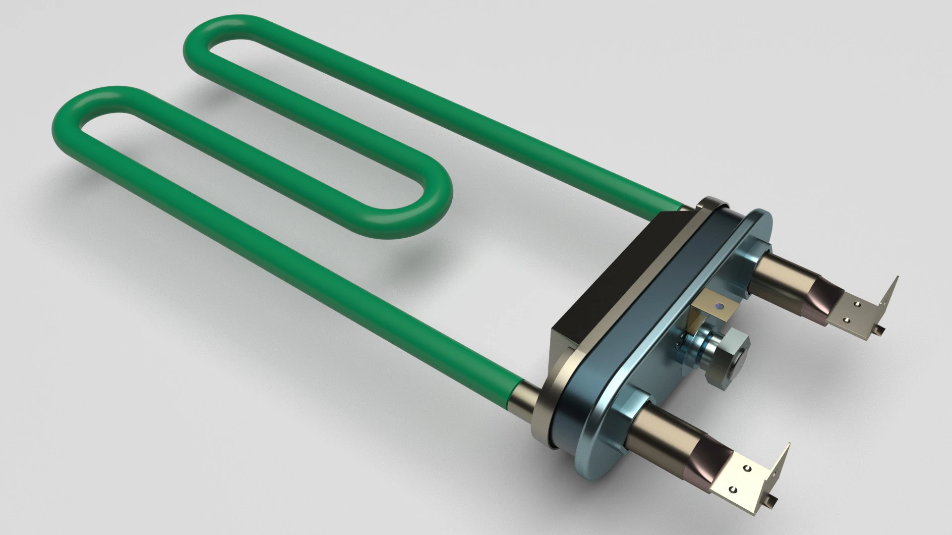 Washing Machine Heating Element 3D Model .c4d .max .obj .3ds .fbx .stl .blend