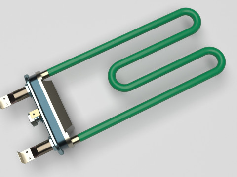 Washing Machine Heating Element 3D Model