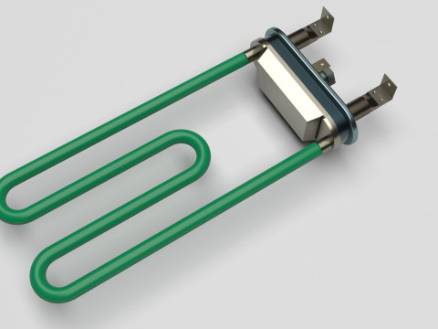 Washing Machine Heating Element 3D Model