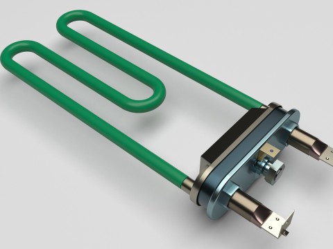 Washing Machine Heating Element 3D Model