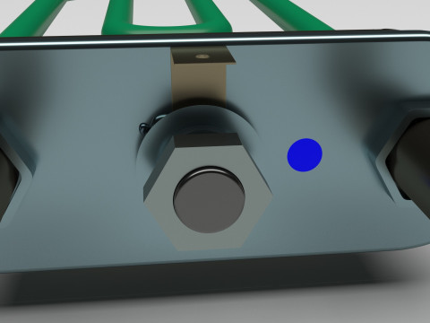 Washing Machine Heating Element 3D Model