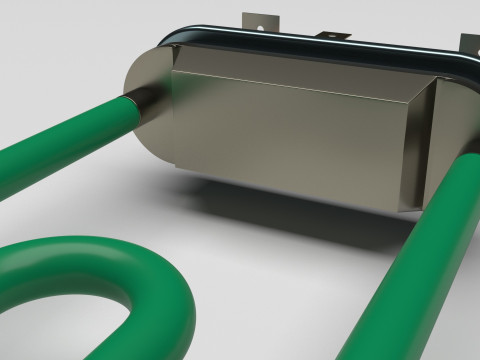 Washing Machine Heating Element 3D Model
