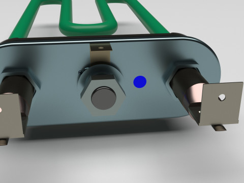 Washing Machine Heating Element 3D Model