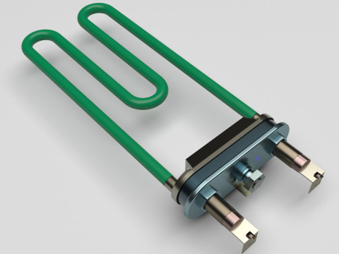 Washing Machine Heating Element 3D Model