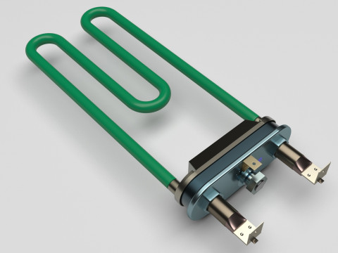 Washing Machine Heating Element 3D Model