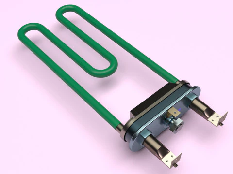 Washing Machine Heating Element 3D Model
