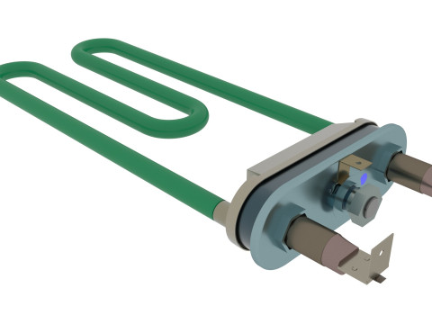 Washing Machine Heating Element 3D Model