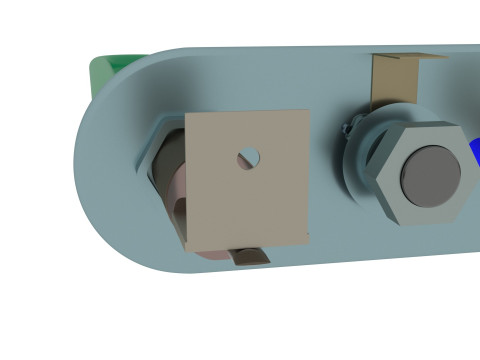Washing Machine Heating Element 3D Model