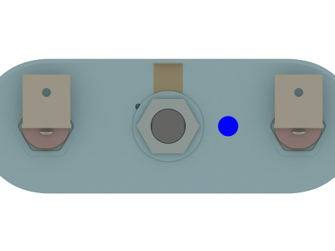Washing Machine Heating Element 3D Model