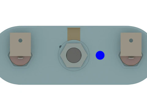 Washing Machine Heating Element 3D Model