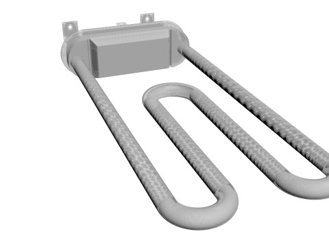 Washing Machine Heating Element 3D Model