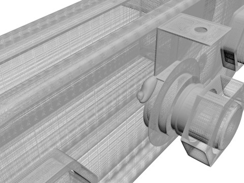 Washing Machine Heating Element 3D Model