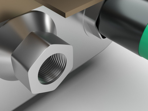 Washing Machine Heating Element Modelo 3D