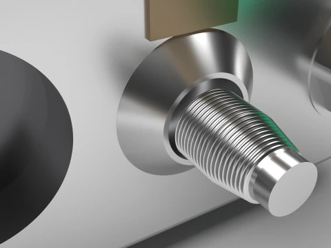 Washing Machine Heating Element 3D Model