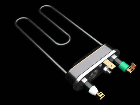 Washing Machine Heating Element 3D Model