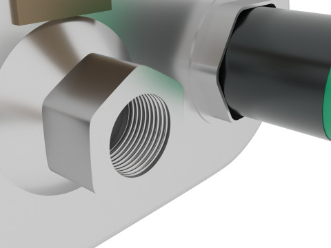 Washing Machine Heating Element Modelo 3D