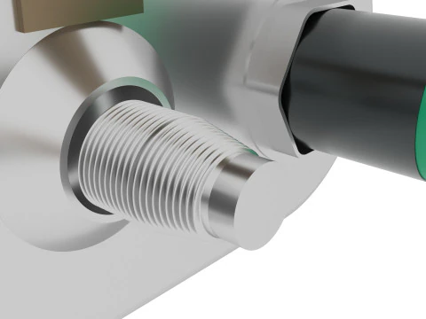 Washing Machine Heating Element 3D Model