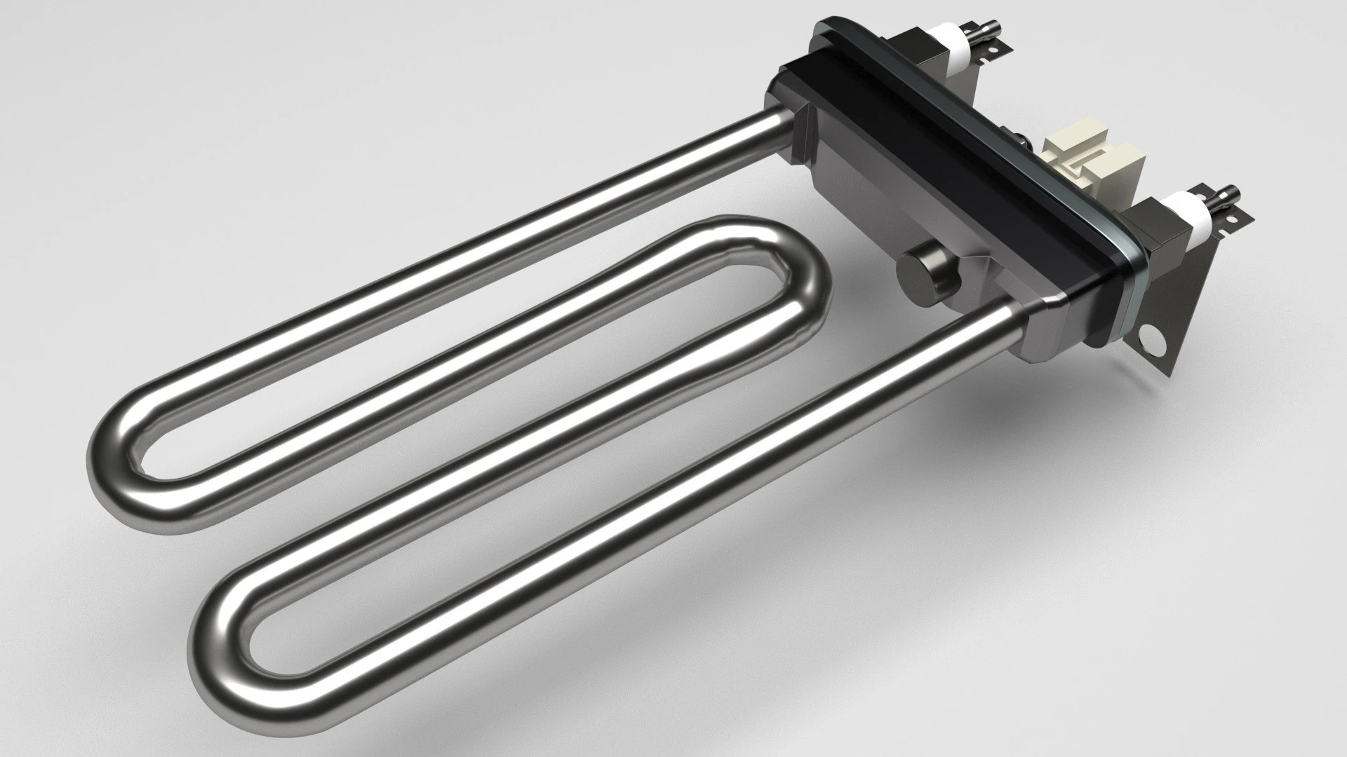 Washing Machine Heating Element 3D Model .c4d .max .obj .3ds .fbx .stl .blend