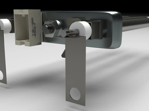 Washing Machine Heating Element 3D Model