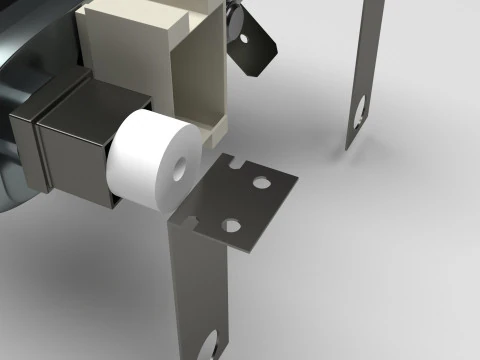 Washing Machine Heating Element 3D Model