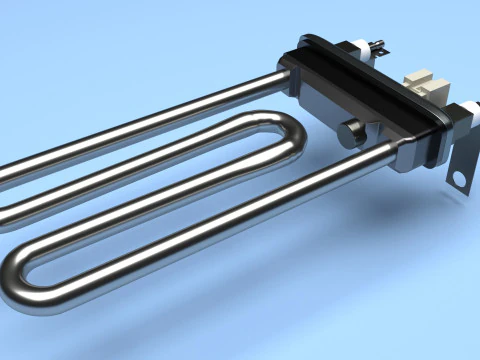 Washing Machine Heating Element 3D Model