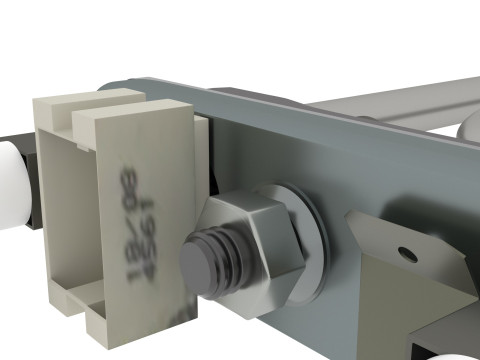 Washing Machine Heating Element Model 3D